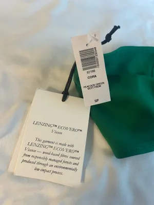 NWT Aritzia Sunday Best Green Bandeau Top thumbnail 4