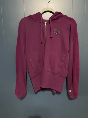 Purple Champion Zip-Up Hoodie thumbnail 2