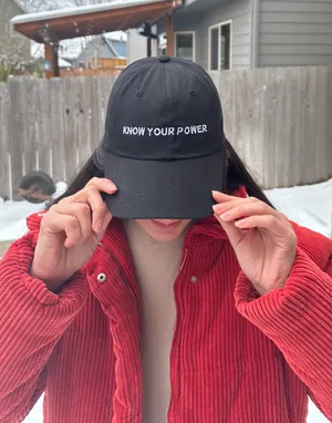 Know Your Power Hat Black thumbnail 1