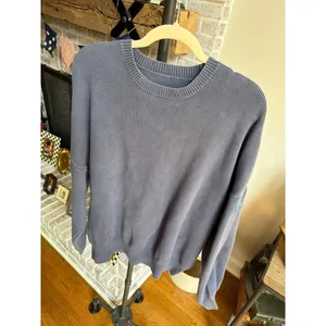 Alo Yoga Domain Rib Knit Crew Sweater featuring a ribbed texture XL thumbnail 4