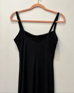 90s vintage retro “All that Jazz” black gown sz small thumbnail 4