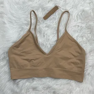 Skims Soft Smoothing Seamless Bralette Clay Size 3X thumbnail 2