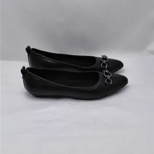 Anne Klein Womens Ballet Flats Size 8 Black Slip On Pointed Toe Shoe Office Chic thumbnail 4