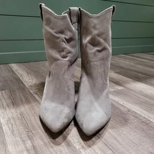 Miim Gray Suede Western thumbnail 2