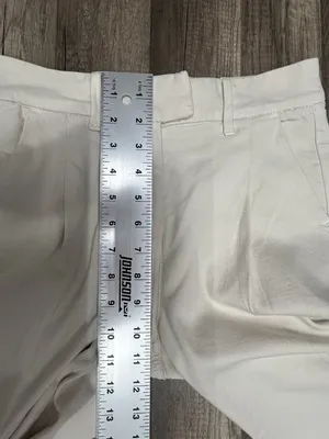 American Eagle Trouser Pants Womens 00 Khaki Wide Leg Pleated Dress Office Work thumbnail 11