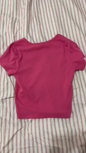 Bozzolo Pink crop top thumbnail 4