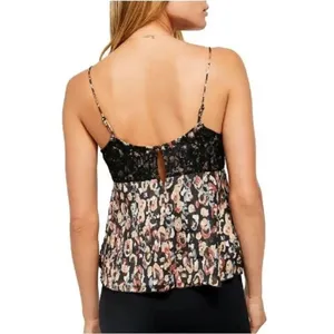 Intimately by FP Black and Gold Lace Embellished Bustier Camisole thumbnail 2