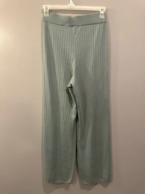 Abercrombie & Fitch Soft A&F Collection Sage Green Straight Leg Pants thumbnail 2
