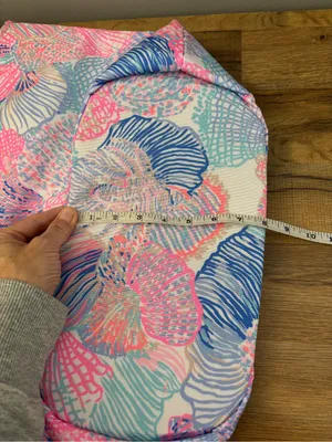 Lilly Pulitzer Roar of the Seas Cooler Tote Bag Seashell Pattern Pink Blue NEW thumbnail 9