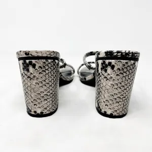 [A New Day] Snake Print Snakeskin Faux Leather Strappy Chunky Block Heels Sz 10 thumbnail 9
