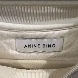 Anine Bing Jaci Rio de Janeiro Graphic Sweatshirt in White thumbnail 7