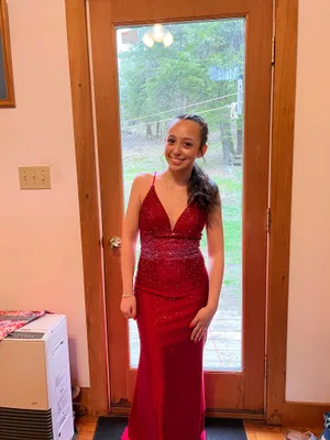 Prom Dress Red Size XS thumbnail 5