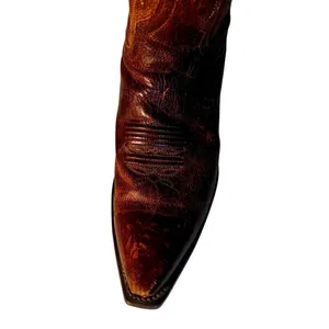VTG Cowboy Boots Dan Post Wom Sz 8.5 Western Wear Embroidery Stitch Detailed-Boh thumbnail 10