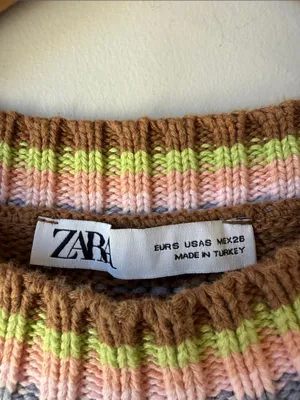 Zara Crochet Boho Knit Cropped Sweater Vest thumbnail 4