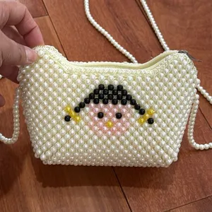Beaded White Crossbody Bag‎ thumbnail 2