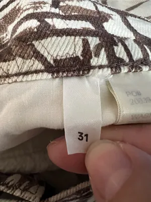 Reformation Sonora Desert Sand‎ Western Cowboy Brown High Rise Straight Jeans thumbnail 12