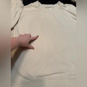 Aerie Cream Oversized “Cheers” sweatshirt. Size M * thumbnail 7