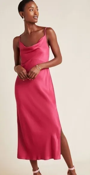 Anthropologie Bias Slip Dress‎ thumbnail 1