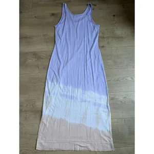 EUC‎ Womens Michael Stars tie dye ombre sleeveless maxi dress coastal size S thumbnail 2