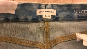 Good American Jeans High-Rise Good Curve Straight thumbnail 6