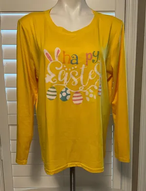 Easter tee Yellow Size XL thumbnail 1