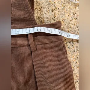 COMMENSE Rapture Corduroy Overalls COLOR - Brown Size Large NWT Sold Out Online thumbnail 5