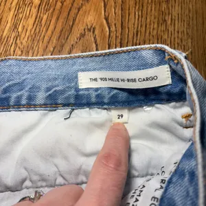 Denim Forum Aritzia The '90s Millie Hi-Rise Cargo Jeans Size‎ 29 Baggy Capsule thumbnail 7