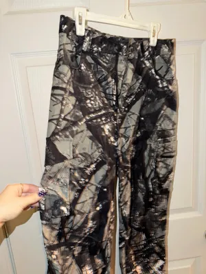SheIn Gray Camo Cargo Pants thumbnail 2