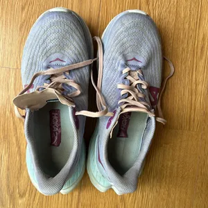 Hoka One One Running Shoes. Size 7.5. Light Blue/Magenta thumbnail 6