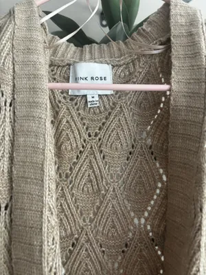 Pink Rose Cardigan Sweater thumbnail 2