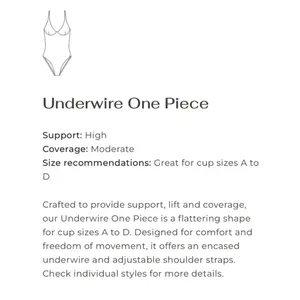 {Rhythm.} x Free People Brand New Underwire One Piece Swimsuit thumbnail 8