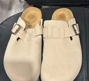 Cushionare Women's Cream Mules thumbnail 1