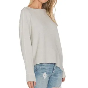 Monrow Ribbed Asymmetric Dolman Sweater‎ Size XS thumbnail 5