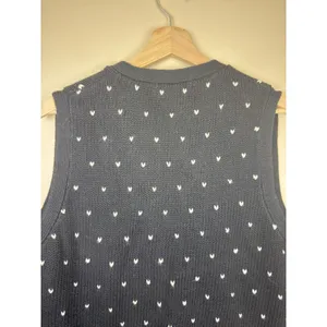 Vintage id Distinctions Christmas Sweater Vest Women’s L Candy Cane Embroidered thumbnail 5