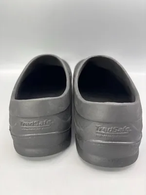 TredSafe Clogs Unisex M6/W8 Black Rubber Oil Slip Resistant Casual Round Toe thumbnail 4