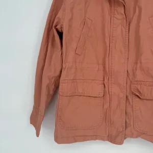 Universal Threads Utility Jacket Women's Size S Pink Cotton‎ Corduroy Collar thumbnail 6
