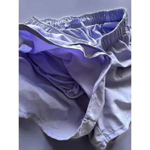 Nike Dri-FIT Womens Running Shorts Lavender Purple Mesh‎ Athletic Size S thumbnail 4