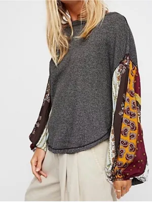 We The Free Blossom Thermal Top Size XS Oversized thumbnail 12
