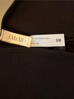 NWOT Ribbed Black Bralette & Boyshort Set with Snap-Ring Accents thumbnail 6