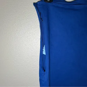 NEW ZARA blue bandeau denim strapless mini dress women’s size medium thumbnail 6