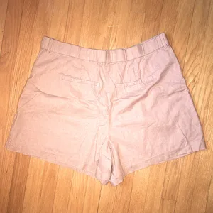 Abercrombie and Fitch Khaki Linen Tailored Trouser pleated Business Shorts thumbnail 11