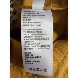 ANTHROPOLOGIE Nora‎ Flounce-Sleeved Trucker Jacket Golden Yellow Women's Size XS thumbnail 10