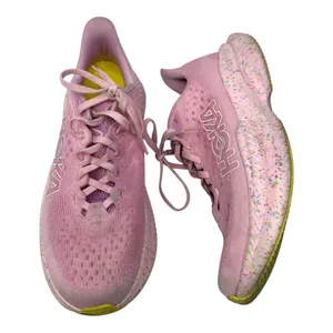 Hoka One One Mach 6 Women’s Running Shoes Pink Yellow Size 7.5 thumbnail 3