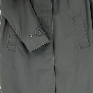 US Navy DCSP Quarterdeck Trench Coat‎ Womens 16L Black Removable Liner EUC thumbnail 5