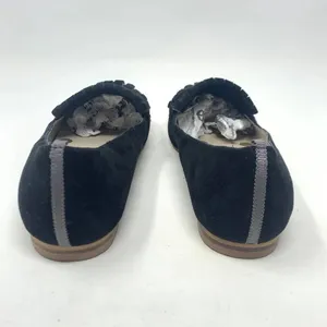 Boden Melody Suede Loafers Black‎ & Pewter Fringe Flats Size 36 / US 5.5 thumbnail 6
