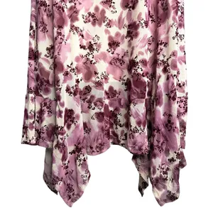 Planet Heart‎ Velvet Floral Babydoll Slip Dress XL Asymmetrical Hem Romantic Y2K thumbnail 6