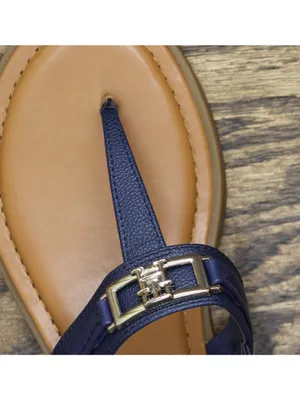 NWT Tommy Hilfiger Womens Cruman Emblem Sandals TWCRUMAN Dark Blue 6.5M thumbnail 16