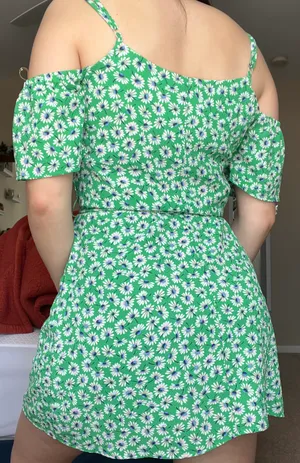 Green Floral Dress thumbnail 2