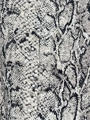 Reformation Bea Snake Print Midi Skirt Size 4 Animal Chic Snakeskin Python thumbnail 4