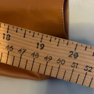 Zara Camel Brown Faux Leather Trench Coat thumbnail 14